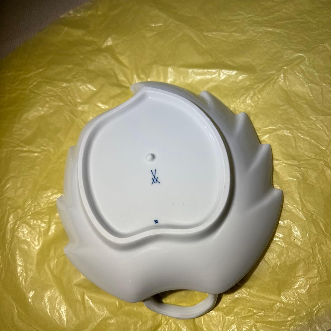 マイセン　ブルーオニオン　リーフディッシュ