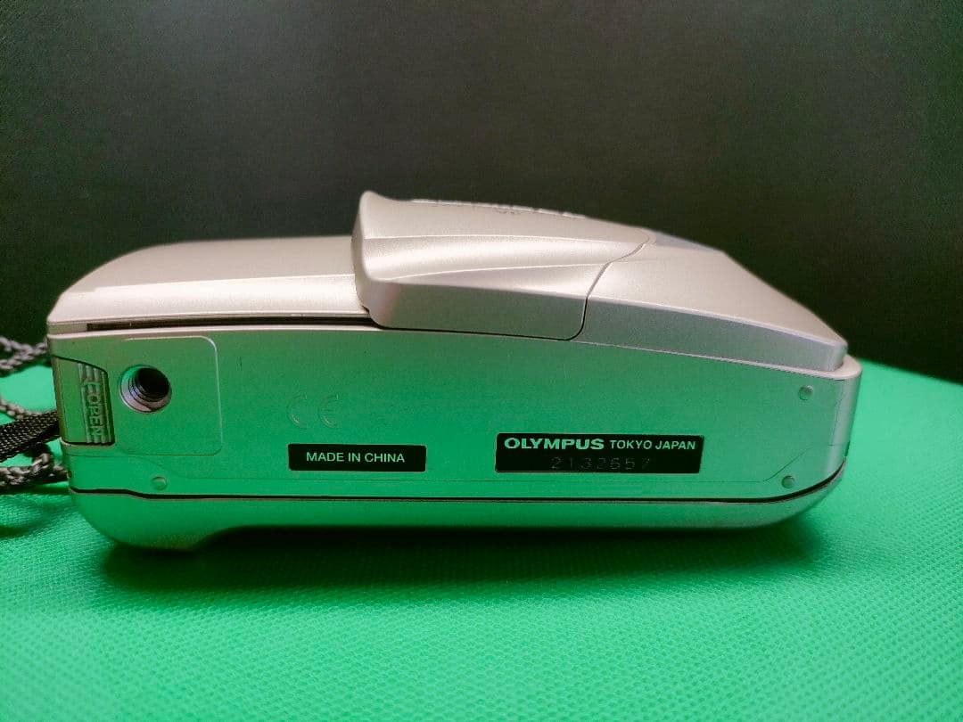 ☆美品☆OLYMPUS　µ-Ⅱ 115VF コンパクトフィルムカメラ　新品電池有