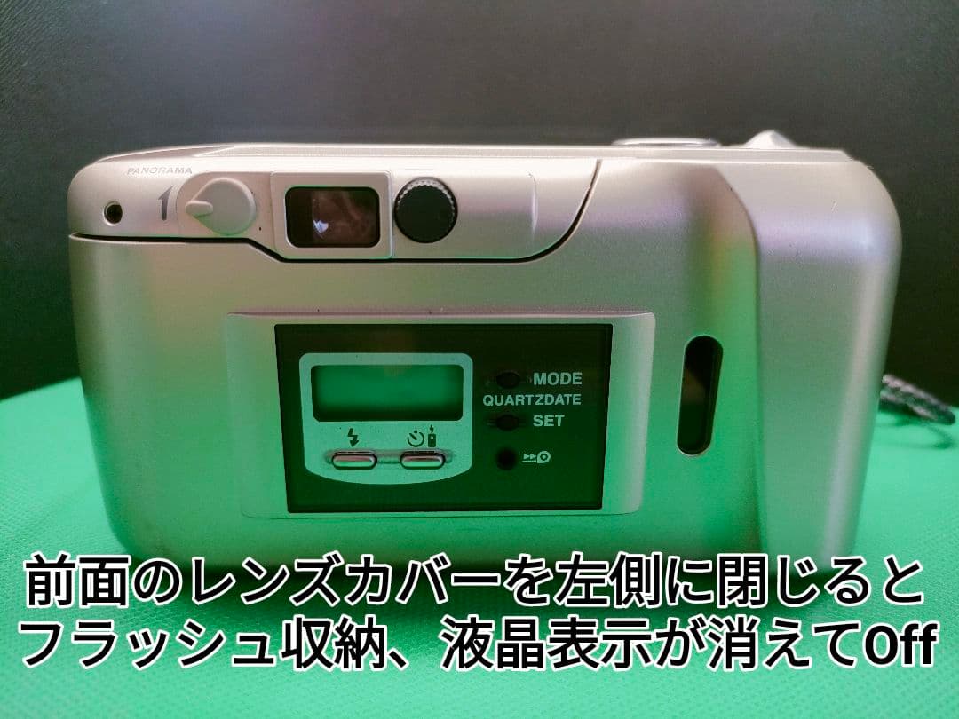 ☆美品☆OLYMPUS　µ-Ⅱ 115VF コンパクトフィルムカメラ　新品電池有
