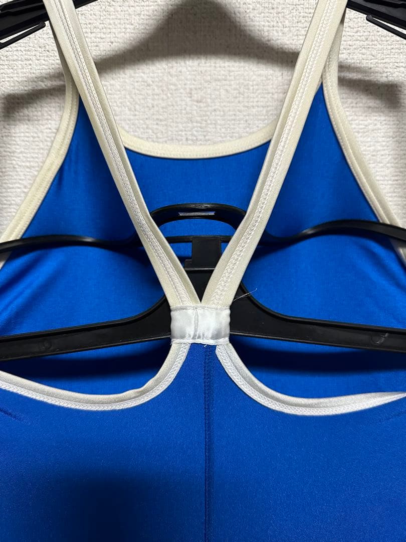 競泳水着 アリーナ arena Mサイズ ABL 青 パイピング 学年色