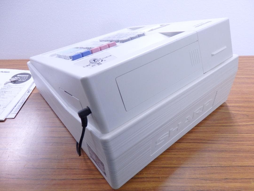 4120 綺麗 設定無料 XE-A147-W レジスター　8部門 インボイス