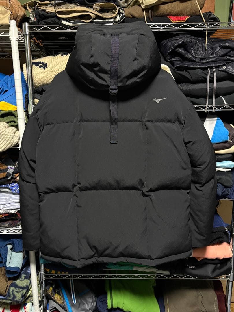 美品 MIZUNO × comme ca ism ブラック ダウンジャケット