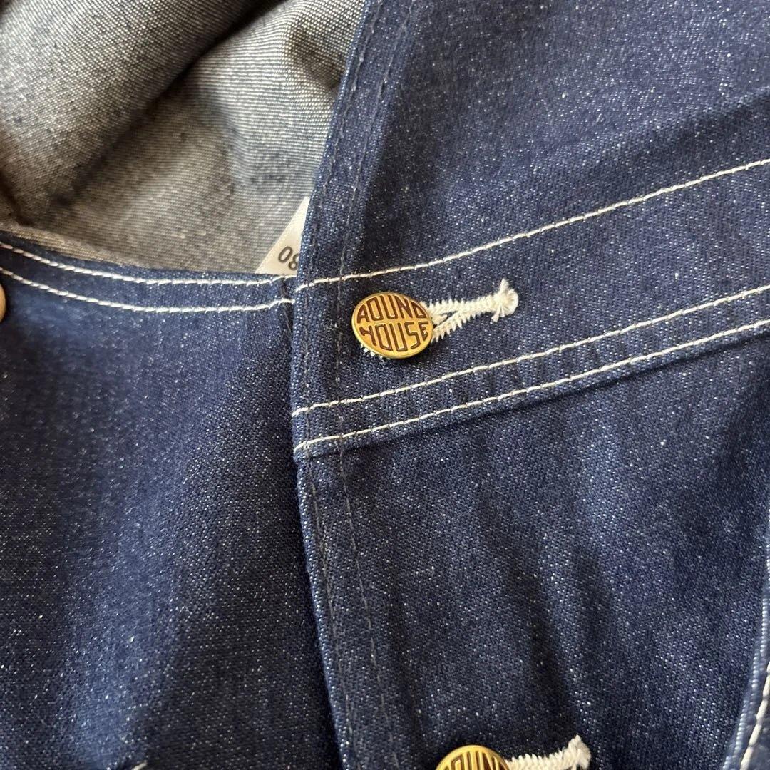 z655新品ラウンドハウス オーバーオール 46x32 大きいサイズ！