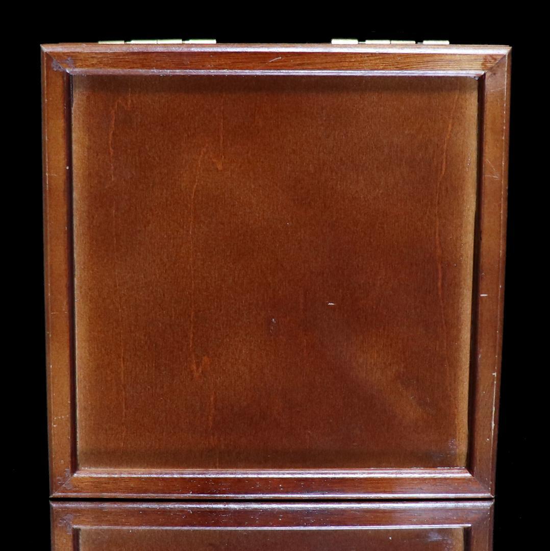 オールド・アイアンサイズ 軍船 ヴィンテージステンドグラス大型ジュエリーボックス