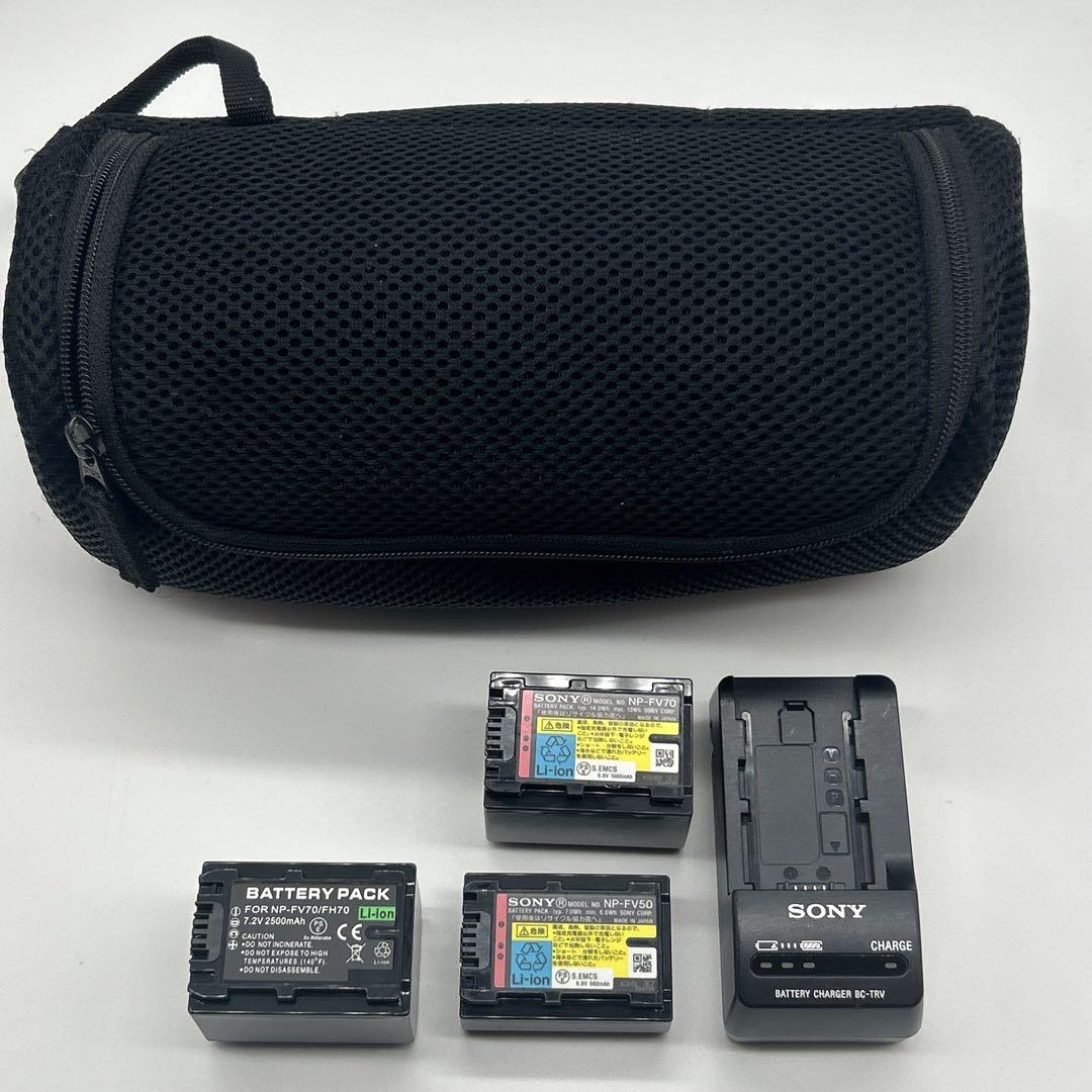 バッテリー3個付き SONY HDR-CX550V ハンディカム HD