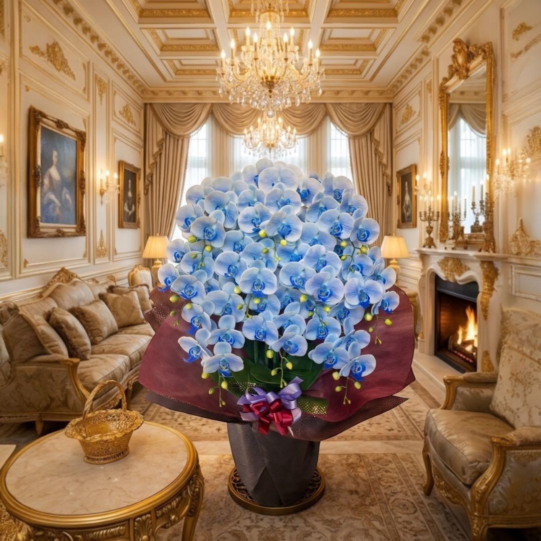 光触媒　人工観葉植物　ウォールグリーン　フェイクグリーン　リアル胡蝶蘭10本bl