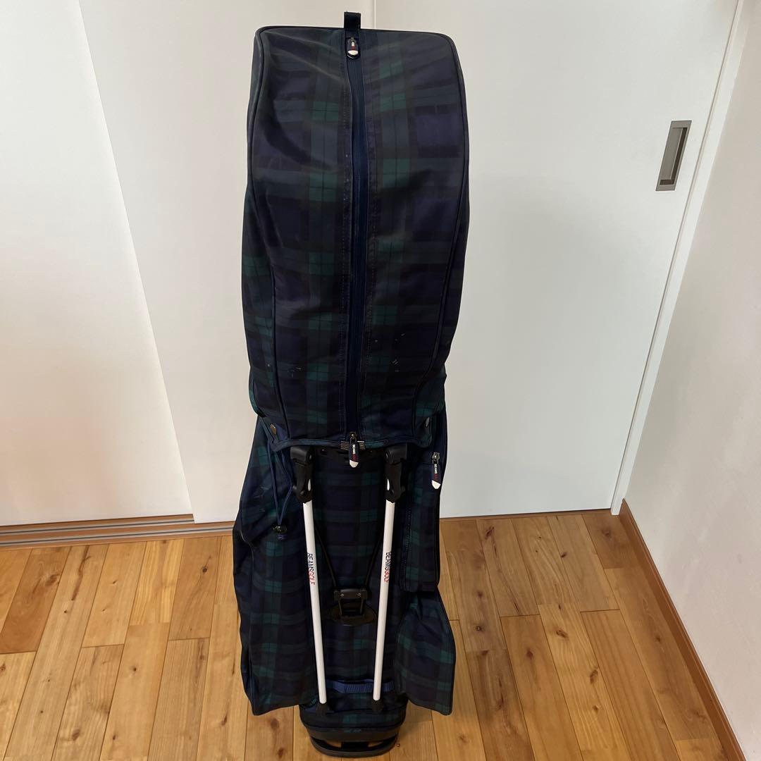 BEAMS GOLF ブラックウォッチ キャディバッグ　美品