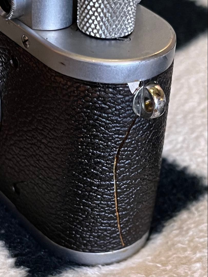 Leica Ⅲa バルナックライカ 本革ケース Fedレンズ付