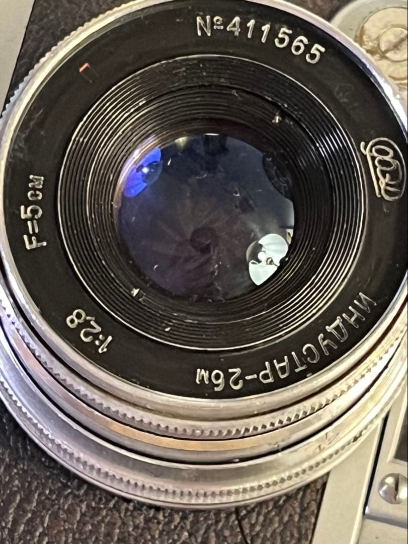 Leica Ⅲa バルナックライカ 本革ケース Fedレンズ付