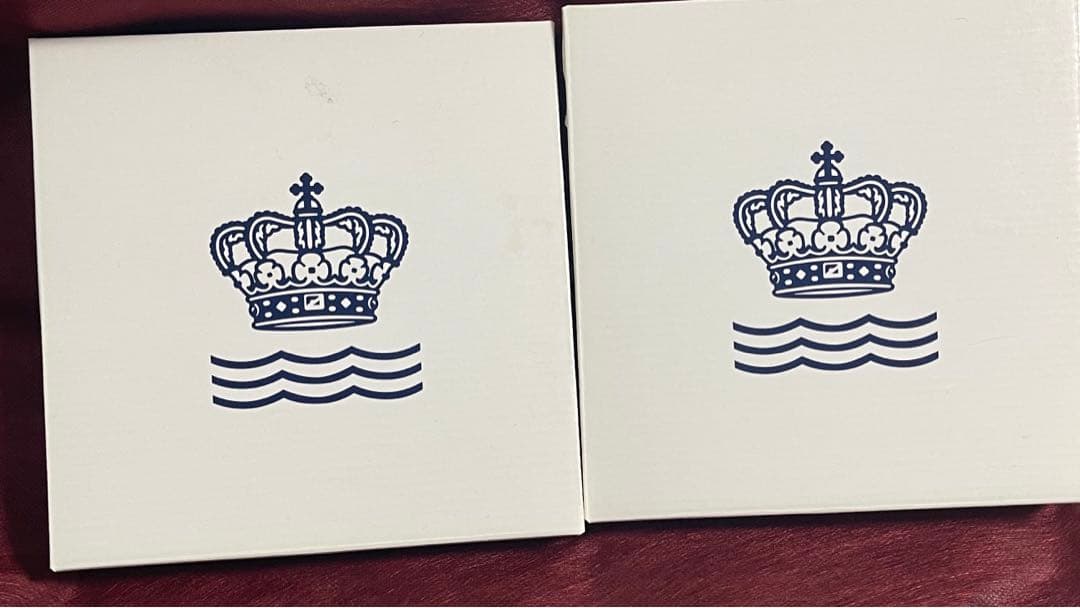 ロイヤルコペンハーゲン　ブルーフルーテッドプレインプレート 2枚