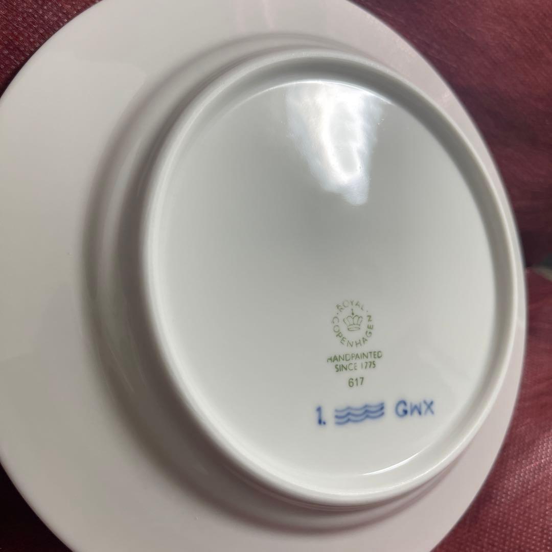 ロイヤルコペンハーゲン　ブルーフルーテッドプレインプレート 2枚