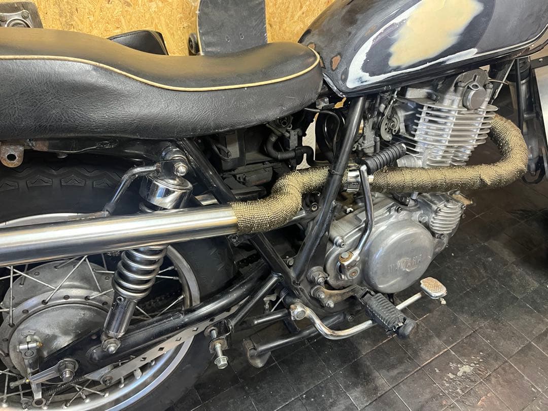 yoshihirosr400 sr500 アップ中通しマフラー　1jr