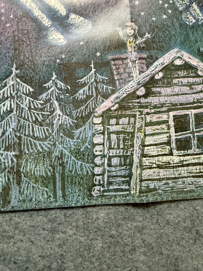 魔女の宅急便　ポスター　ウルスラの絵　アニメージュ　1989年9月号付録