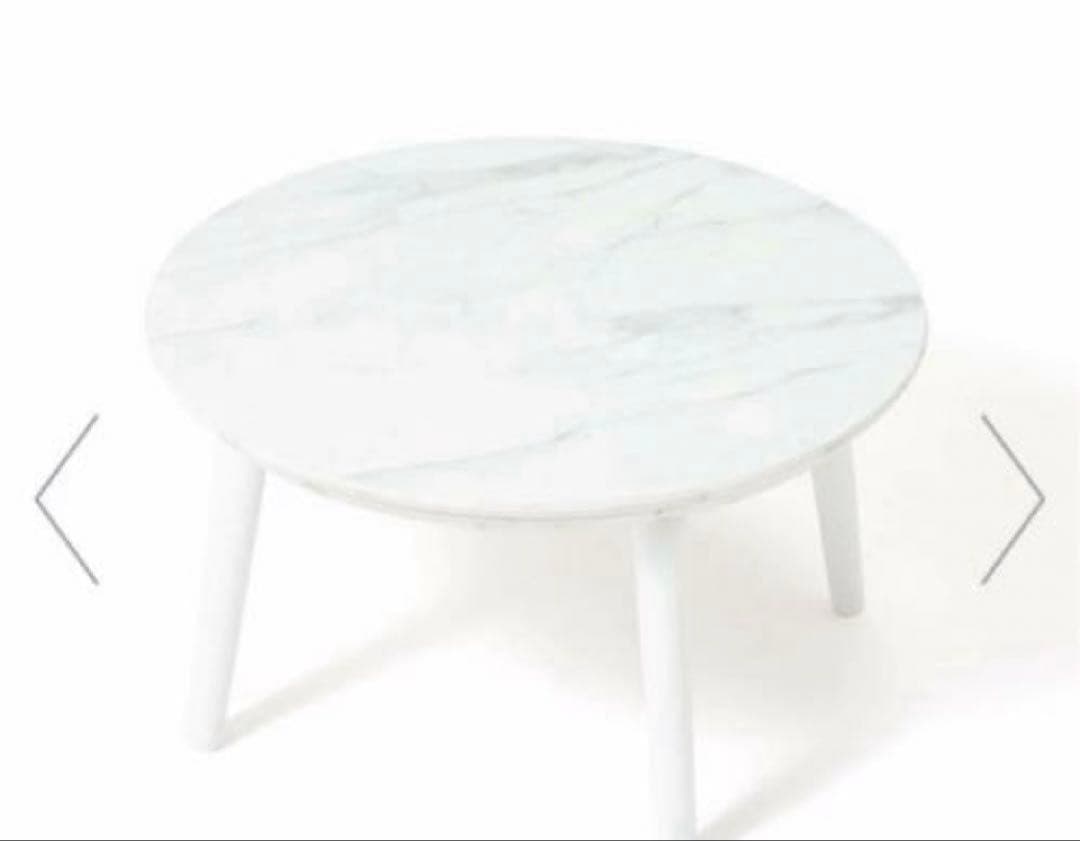 ラウンドテーブル 大理石風　Francfranc