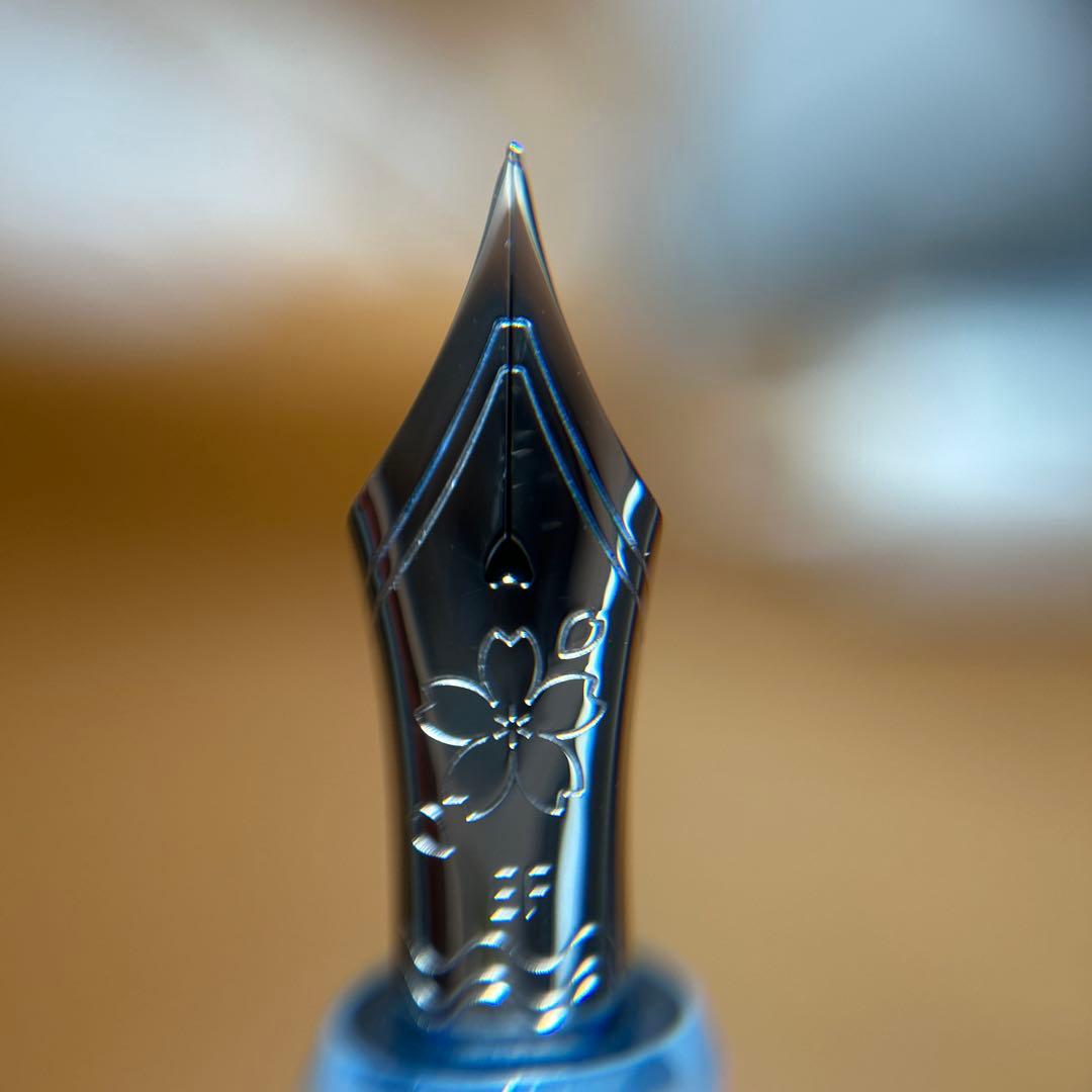 駿河湾春　文具館コバヤシ　プラチナ万年筆 センチュリー3776 EF 極細