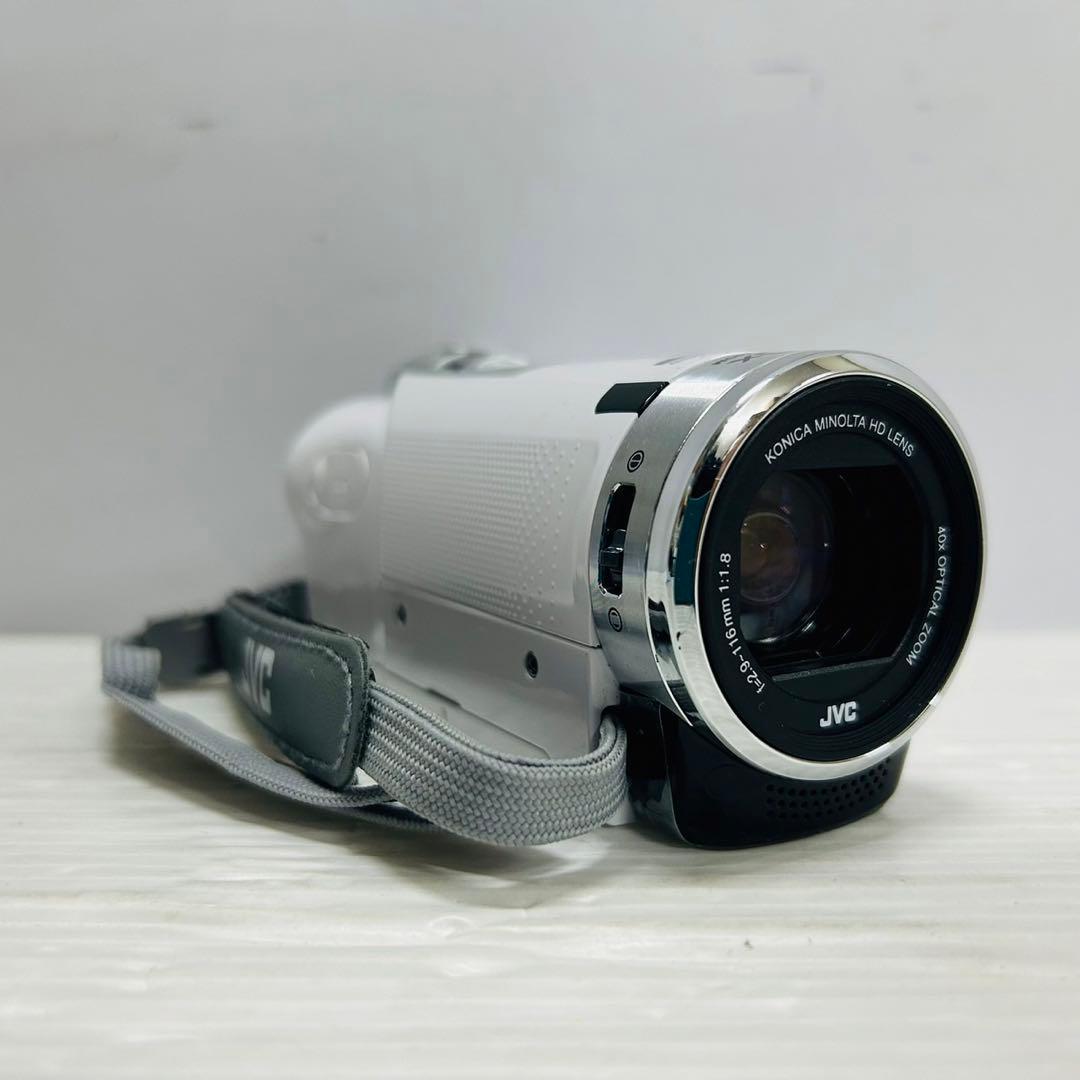 ★極美品★ JVC ビデオカメラ GZ-HM33-w