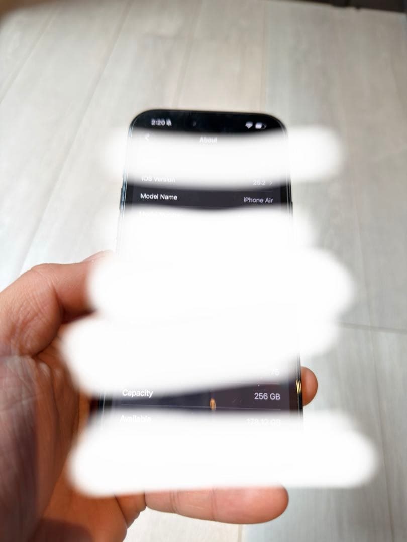 iPhone air 海外版