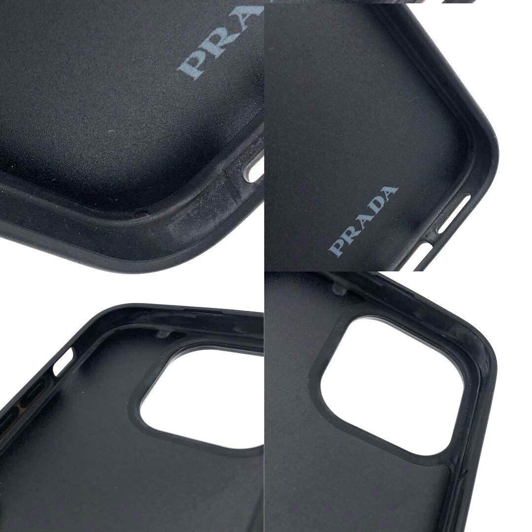 未使用✨プラダ レザー iPhone14 pro ケース ブラック