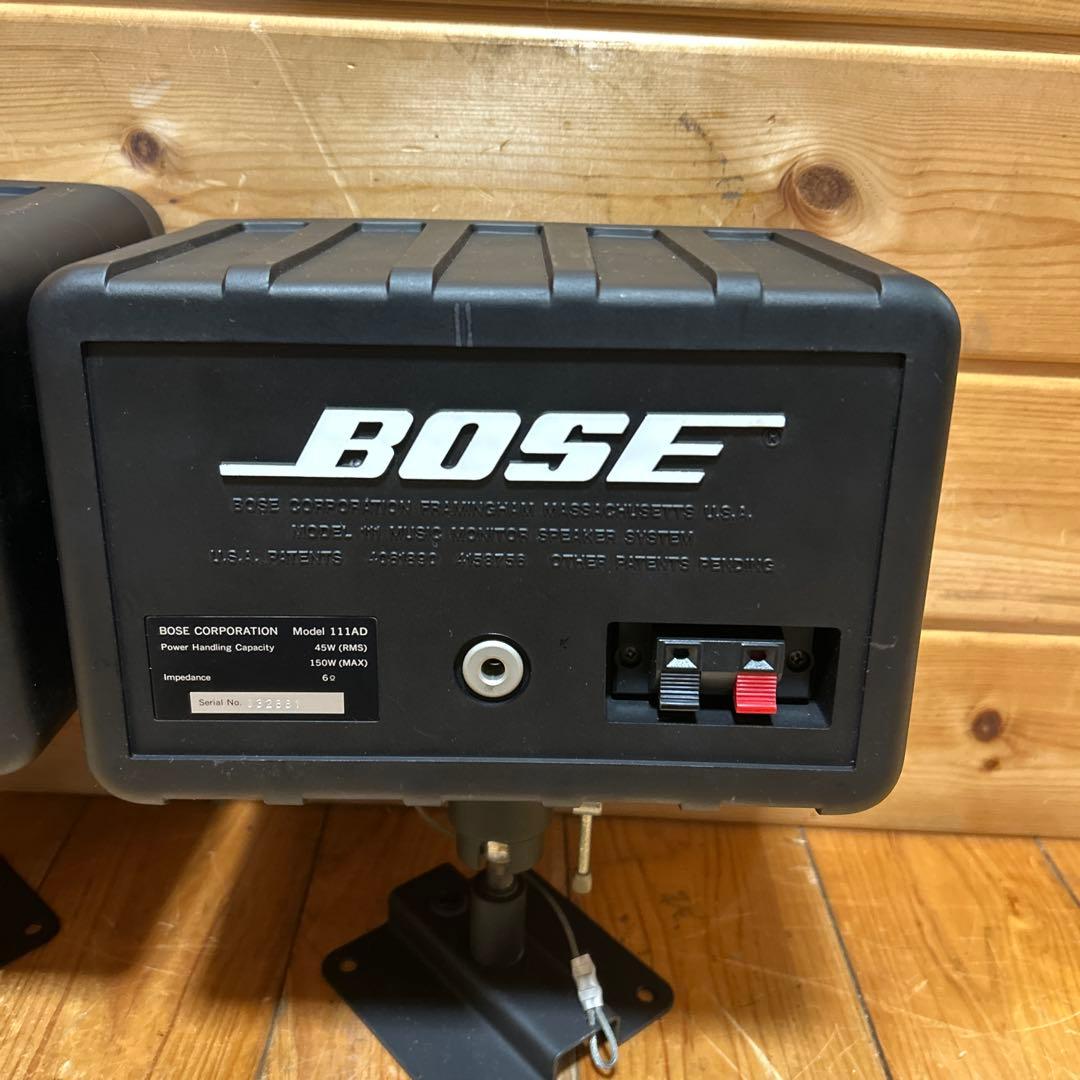 BOSE スピーカー 111AD 天井 壁掛け 純正ブラケット付き