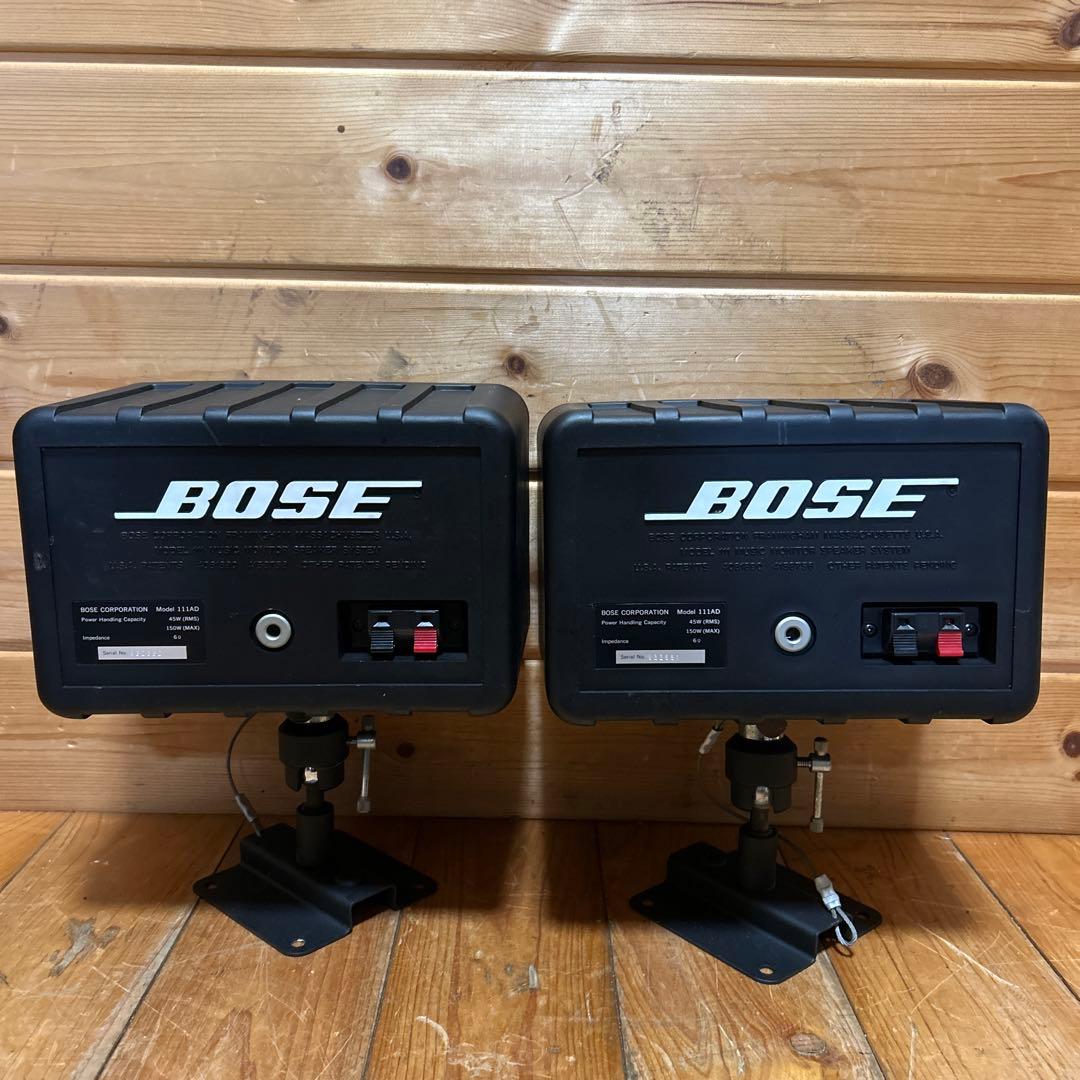 BOSE スピーカー 111AD 天井 壁掛け 純正ブラケット付き