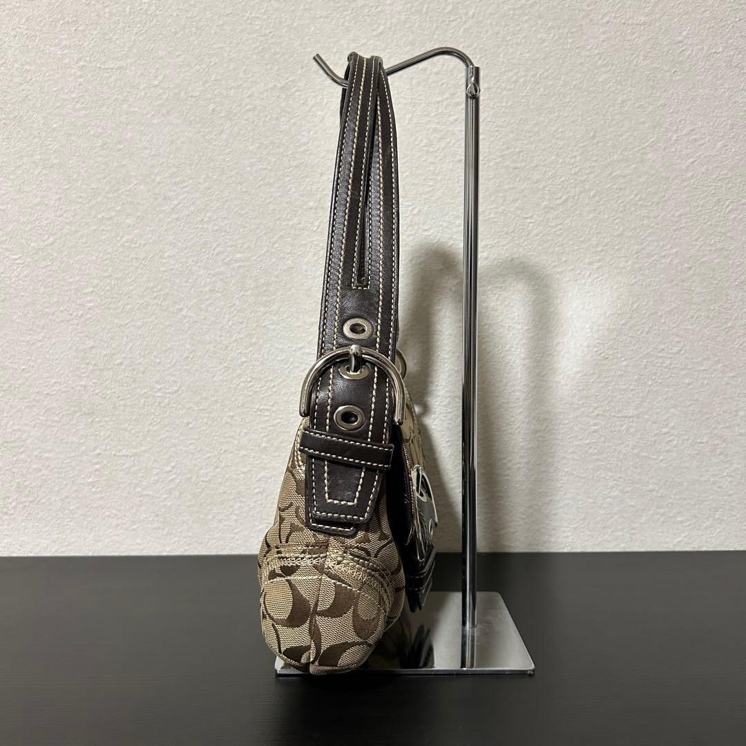 極美 COACH コーチ シグネチャー ソーホー ワンショルダーバッグ