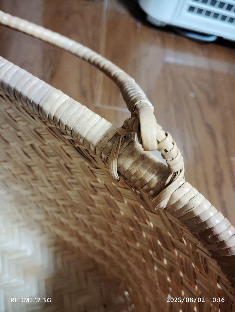 鳥越竹細工　スズタケ　カゴバッグ