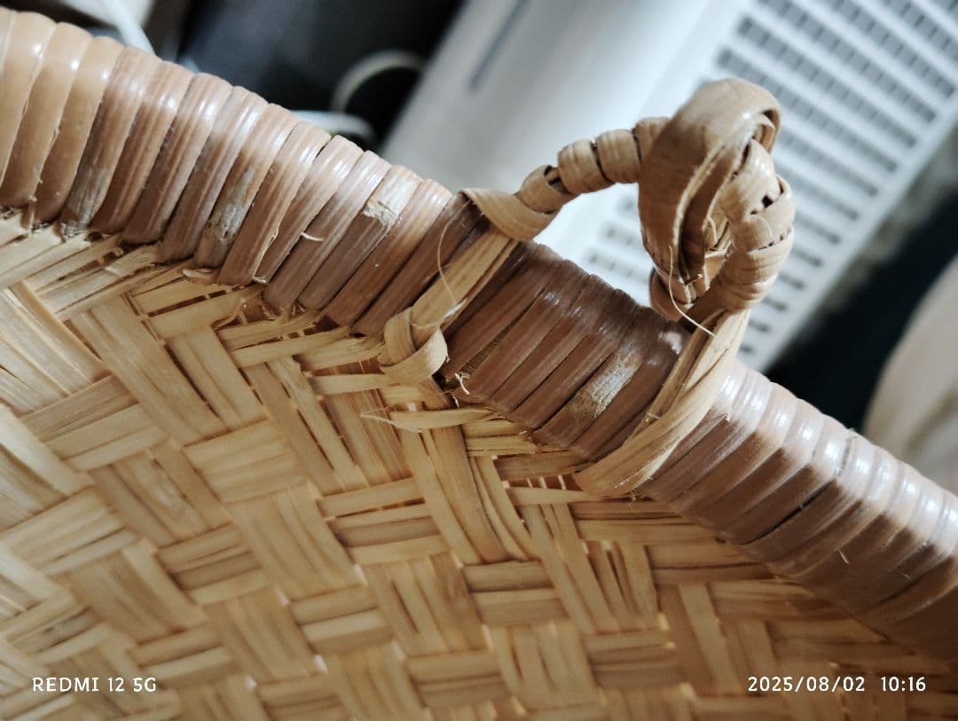 鳥越竹細工　スズタケ　カゴバッグ