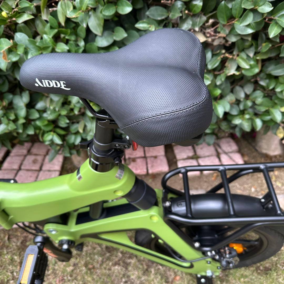 AIDDE A2電動アシスト自転車　16インチ　折りたたみ自転車　ライムグリーン