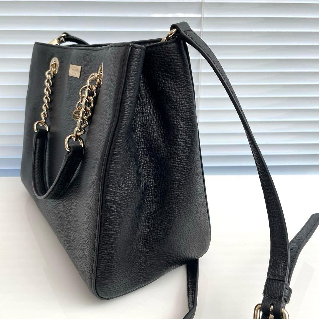 【新品未使用品】ケイトスペード 2ウェイバッグ ショルダーストラップ付き 黒