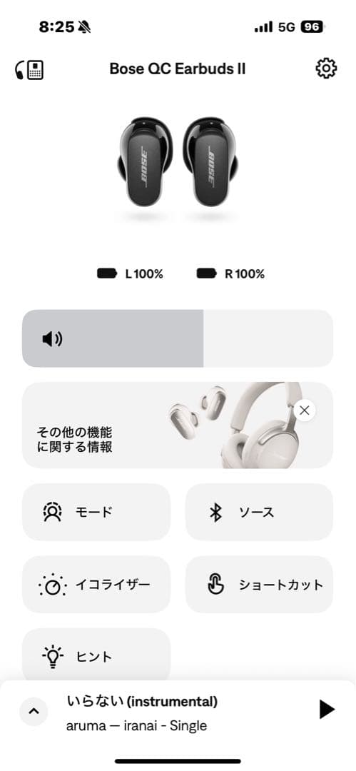 イヤホン Bose QC Earbuds Il <No.1334>