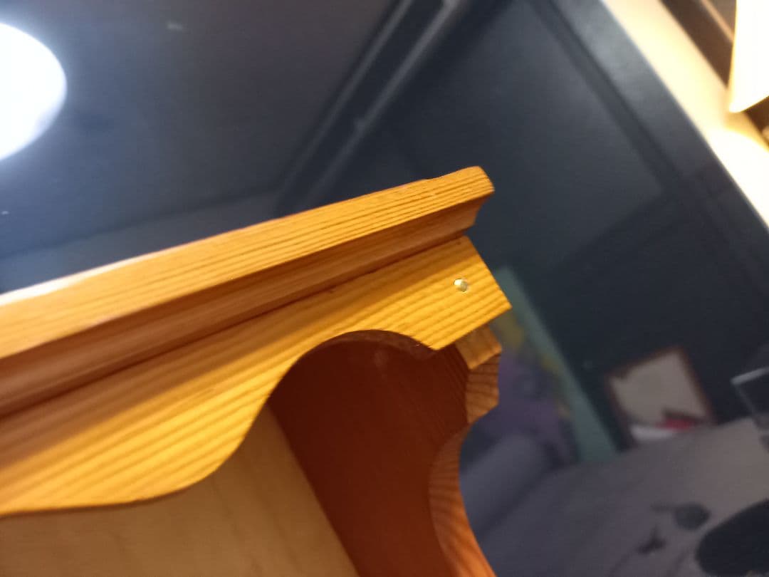 希少　1970's　コロニアル　スピンドル　ウッド　オープン　ウォール　ラック