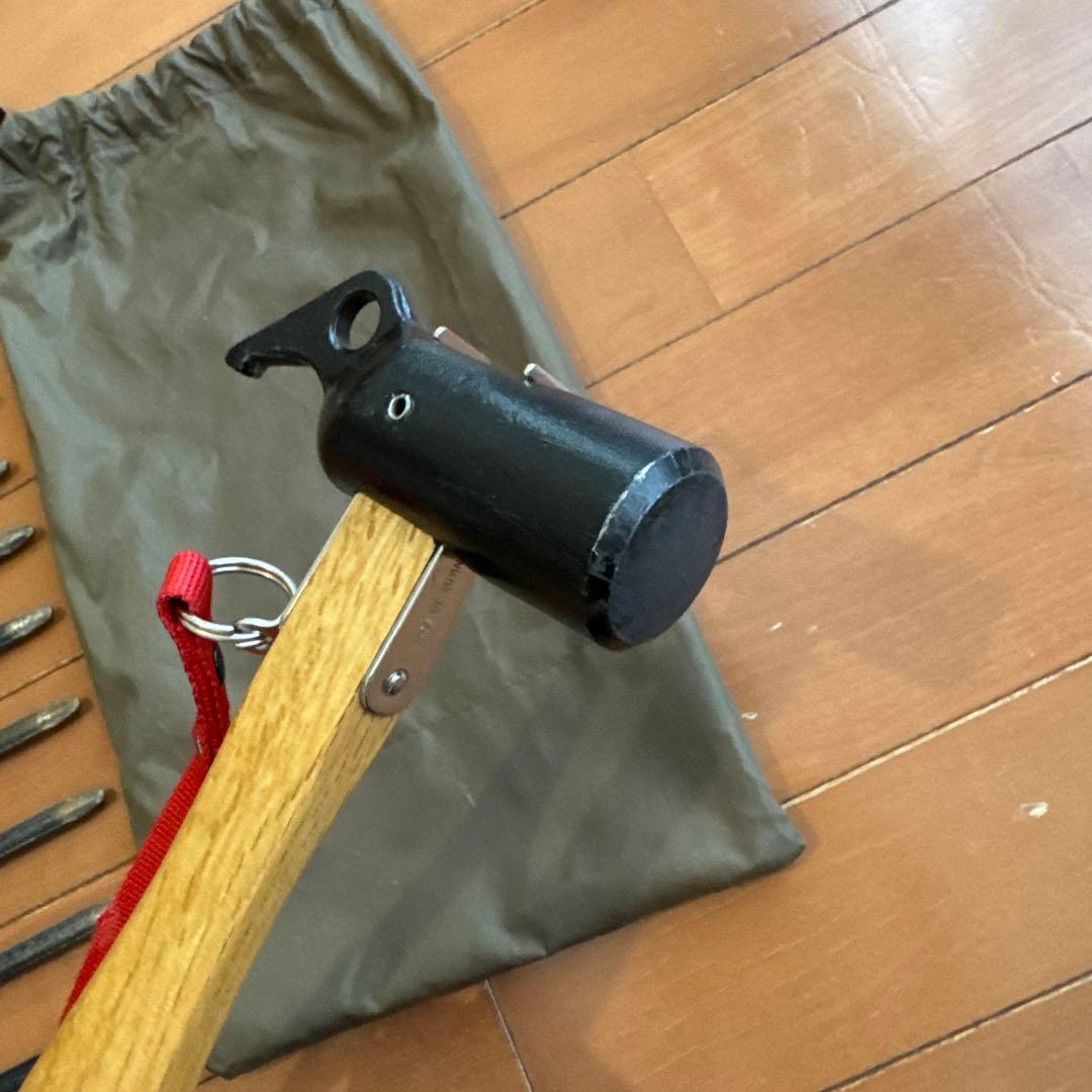 スノーピーク　 peak　ペグハンマー&ソリッドステーク30を12本