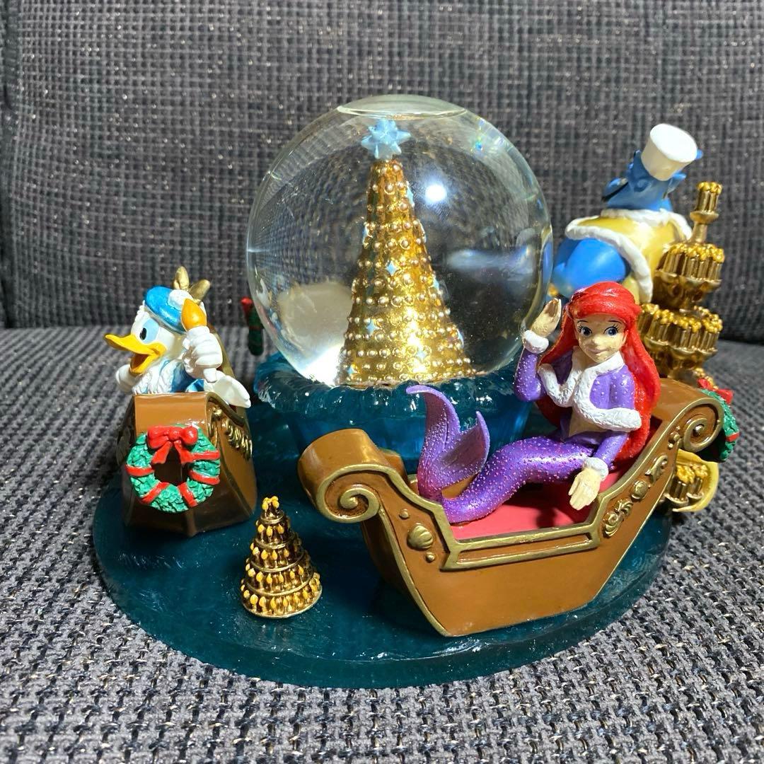 希少 レア ハーバーサイドクリスマス ディズニーシー スノードーム フィギュア