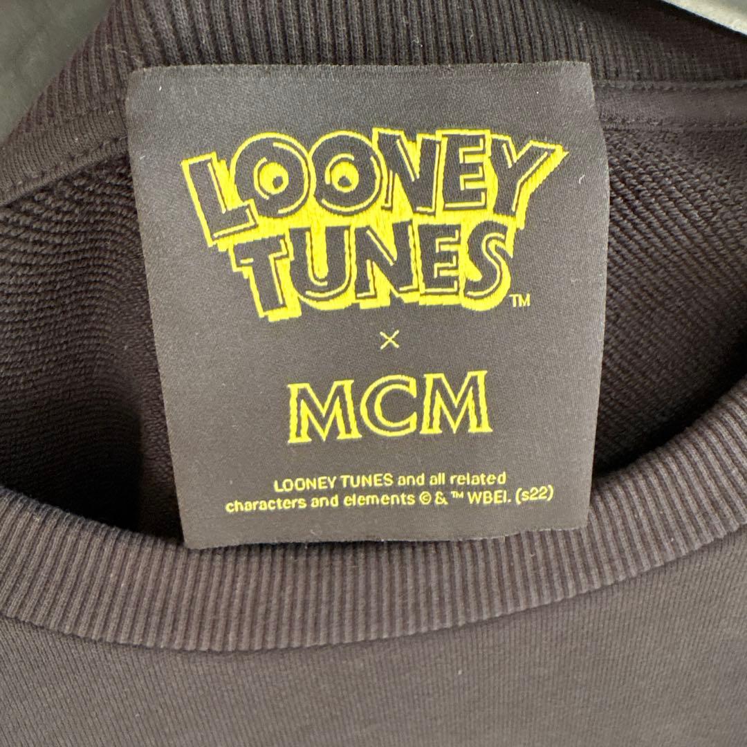 【美品】MCM ルーニー・テューンズ　トゥイーティー　コラボ スウェットシャツ黒