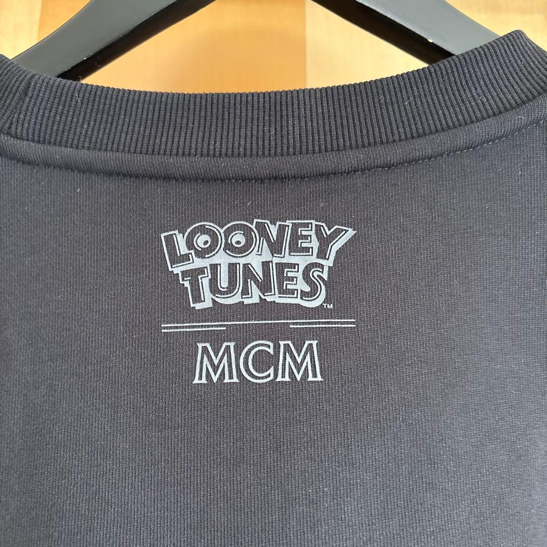 【美品】MCM ルーニー・テューンズ　トゥイーティー　コラボ スウェットシャツ黒