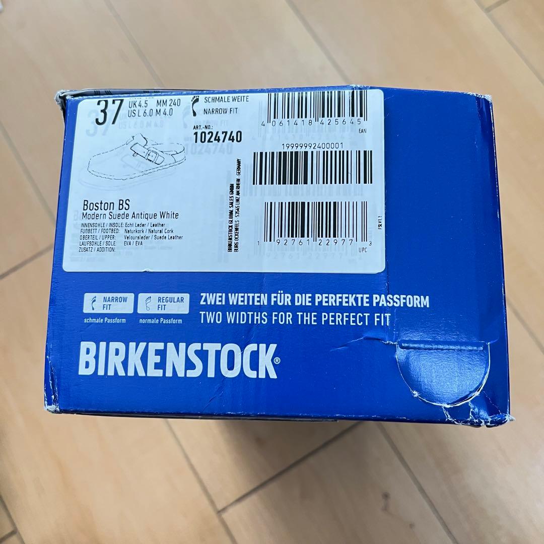 ⭐︎美品⭐︎ BIRKENSTOCK Boston ビルケン ボストン 白 37