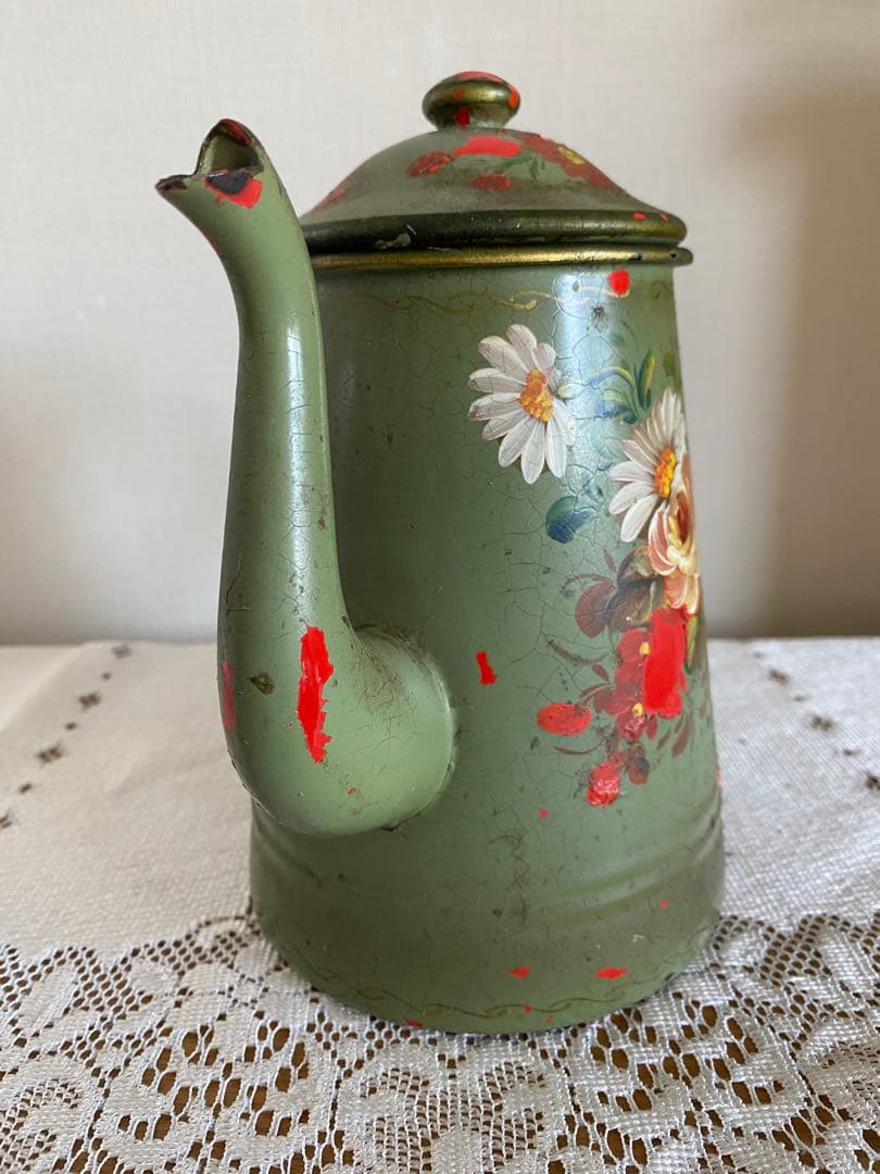 アンティークホーローポット パリ蚤の市