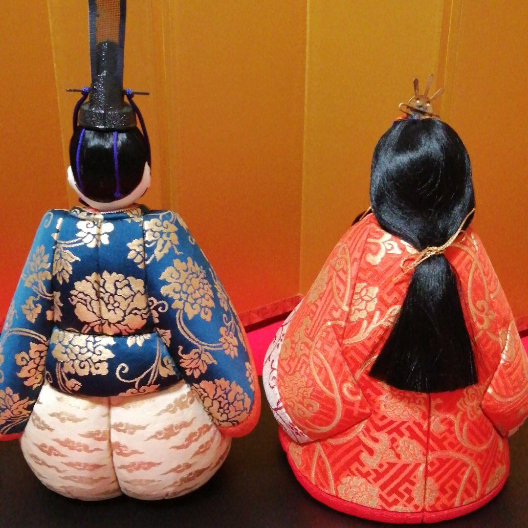 木目込み雛人形2体