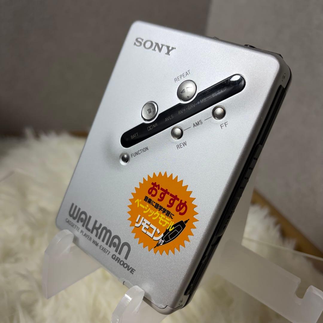 【美品】SONY WM-EX677 カセットプレーヤー 付属品多数