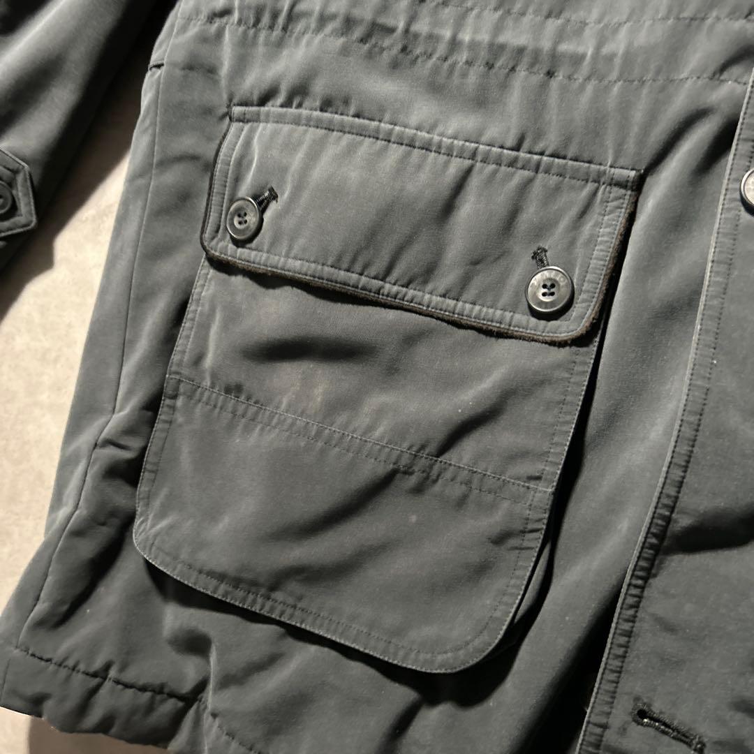 90s PLAYBOY マルチポケット ハーフコート ジャケット ブルゾン