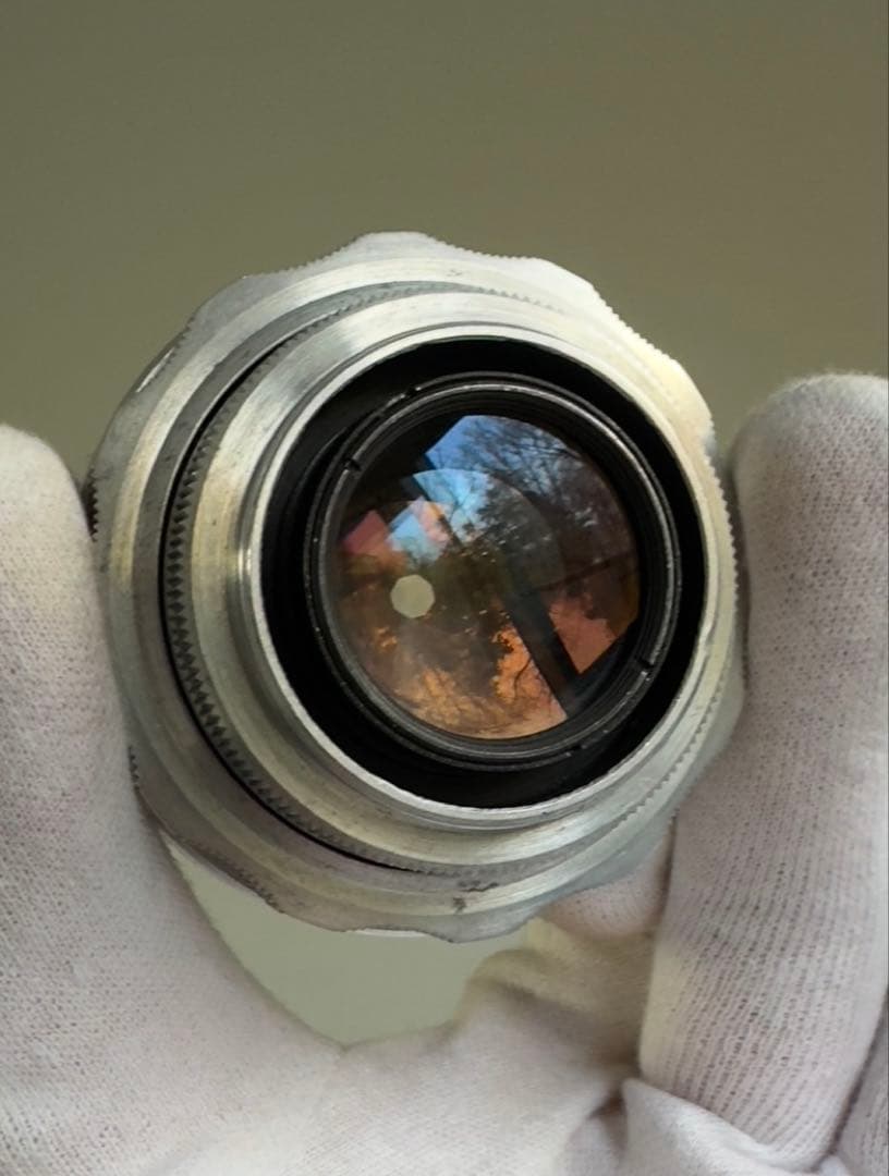 希少 シルバー Helios-44 58mm f2 ヘリオス ぐるぐるボケ