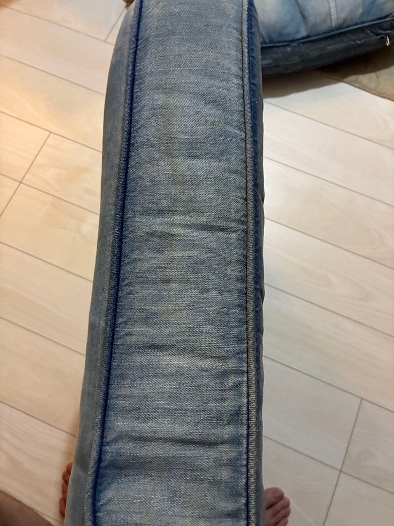 WTW 1シーターTISMO ティズモ　デニムソファ　1人掛け　シングル