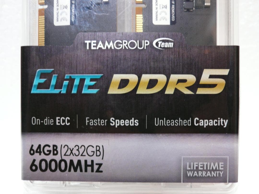 新品未開Team DDR5-6000 64GB 32GBx2 デスクトップメモリ