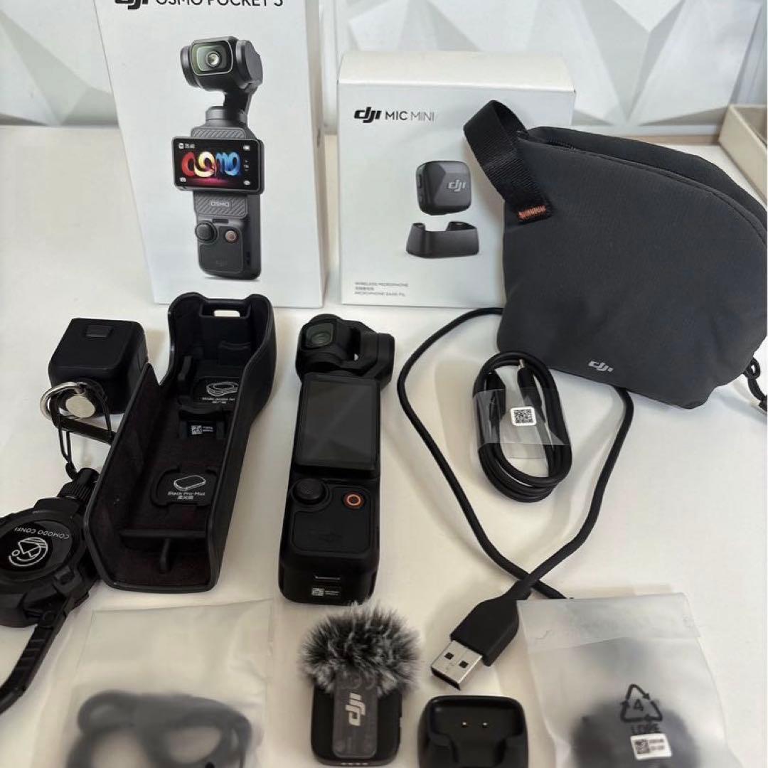 dji osmo pocket 3 本体と付属品