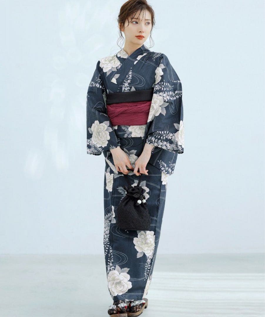 浴衣 Dita 凪の藤ながれ