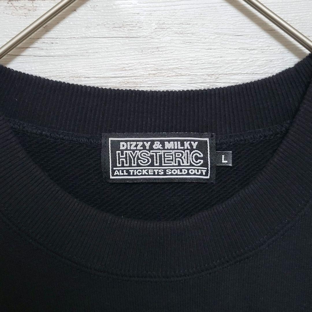 【美品L】HYSTERIC GLAMOUR スウェットデビルガール ブラック