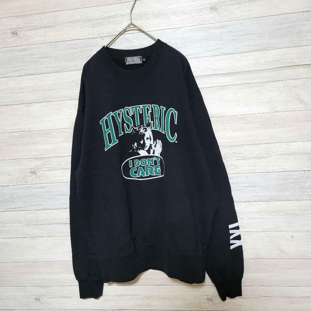 【美品L】HYSTERIC GLAMOUR スウェットデビルガール ブラック