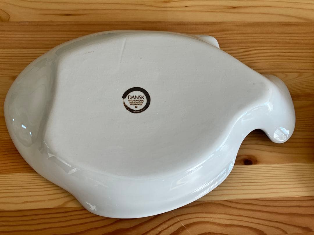 DANSK ダンスク フィッシュボウル 魚型皿 セット チャウダー ボウル 陶器