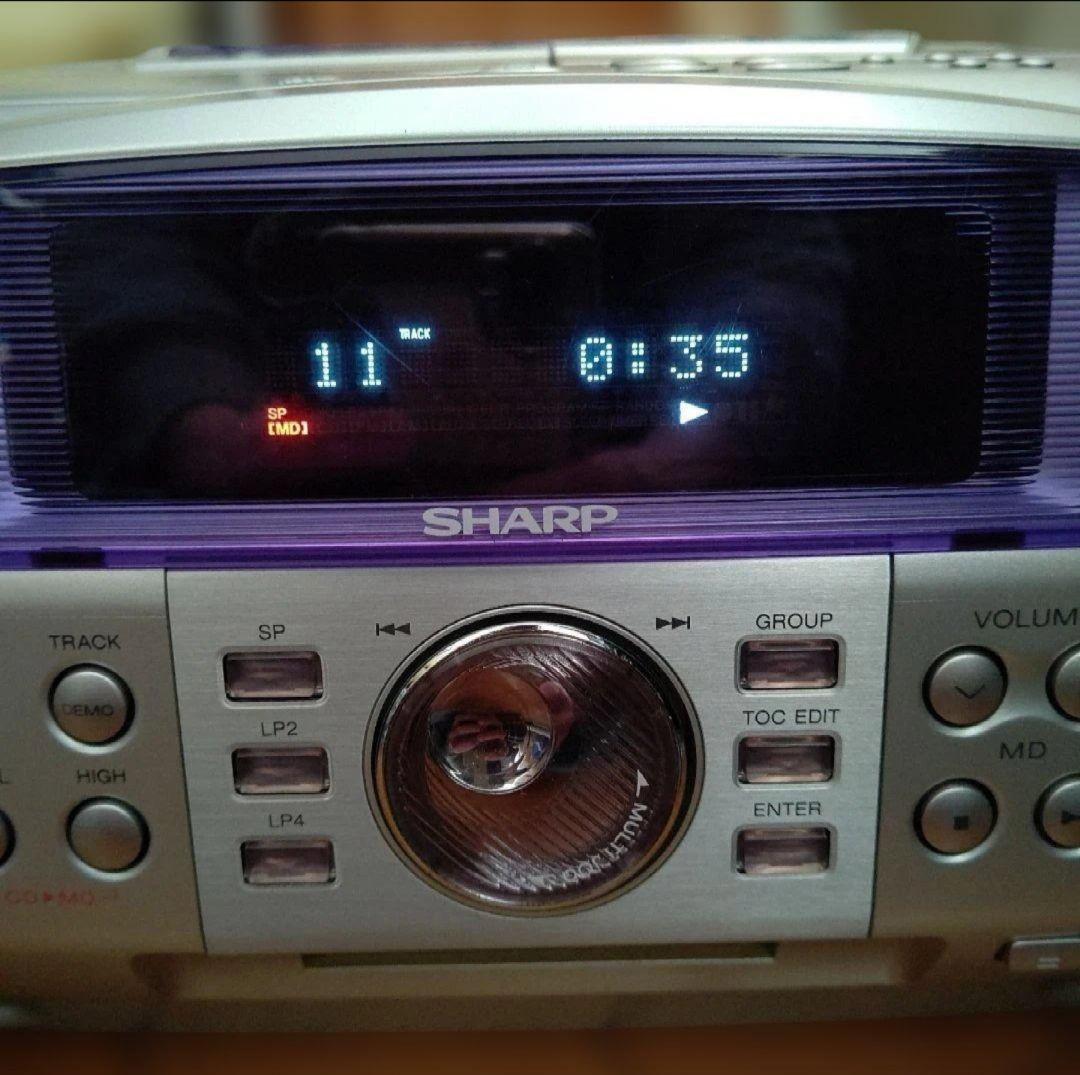 SHARP MD/CDシステム MD-F250