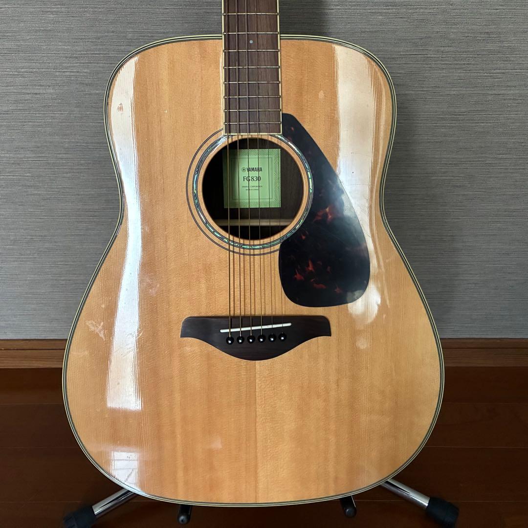 【極微品】YAMAHA FG830 アコースティックギター　ソフトケース付